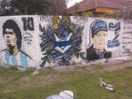 Mural - Graffiti - Pintada - "Mural de la banda, barrio el retiro" Mural de la Barra: La Banda de Fierro 22 • Club: Gimnasia y Esgrima