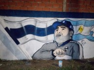 Mural - Graffiti - Pintada - "Mural homenaje a D10S" Mural de la Barra: La Banda de Fierro 22 • Club: Gimnasia y Esgrima