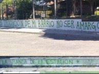 Mural - Graffiti - Pintada - Mural de la Barra: La Banda de la Estacion • Club: Racing de Montevideo
