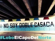 Mural - Graffiti - Pintada - "Yo no soy doble casaca" Mural de la Barra: La Banda de la Flaca • Club: Gimnasia y Esgrima Jujuy