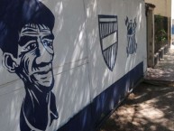 Mural - Graffiti - Pintadas - "Julio Roque Perez, mas conocido como el Loco Julio" Mural de la Barra: La Banda del Expreso • Club: Godoy Cruz • País: Argentina