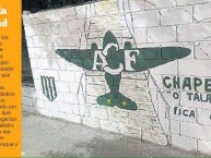 Mural - Graffiti - Pintada - "O TALADRO FICA COM VOCÃŠ, homenaje al Chapecoense" Mural de la Barra: La Banda del Sur • Club: Banfield