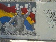 Mural - Graffiti - Pintada - "Retroceder nunca, rendirse jamas. La barra del loco pocho" Mural de la Barra: La Banda del Tricolor • Club: Colegiales
