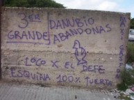 Mural - Graffiti - Pintada - Mural de la Barra: La Banda Marley • Club: Defensor