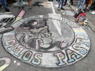 Mural - Graffiti - Pintadas - Mural de la Barra: La Banda Tricolor • Club: Deportivo Pasto • País: Colombia