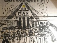 Mural - Graffiti - Pintada - "Barrio Evita" Mural de la Barra: La Barra de Caseros • Club: Club Atlético Estudiantes