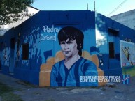 Mural - Graffiti - Pintada - Mural de la Barra: La Barra de San Telmo • Club: San Telmo