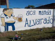 Mural - Graffiti - Pintadas - "Aca manda Alvarado" Mural de la Barra: La Brava • Club: Alvarado • País: Argentina