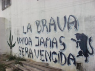 Mural - Graffiti - Pintadas - "La Brava unida jamas sera vencida" Mural de la Barra: La Brava • Club: Alvarado • País: Argentina