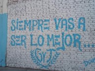 Mural - Graffiti - Pintada - "SIEMPRE VAS A SER LO MEJOR CJS" Mural de la Barra: La Dale Albo • Club: Gimnasia y Tiro