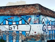 Mural - Graffiti - Pintada - Mural de la Barra: La Dale Albo • Club: Gimnasia y Tiro