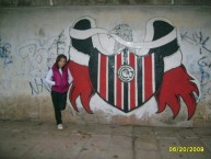Mural - Graffiti - Pintada - Mural de la Barra: La Famosa Banda de San Martin • Club: Chacarita Juniors