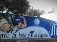 Mural - Graffiti - Pintada - "PIDEME LA LUNA Y T LA BAJARE" Mural de la Barra: La Fiel • Club: Talleres