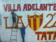 Mural - Graffiti - Pintada - "Villa adelante" Mural de la Barra: La Gloriosa 22 • Club: Sarmiento de Resistencia