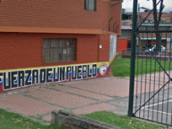 Mural - Graffiti - Pintada - "Castilla-Kennedy" Mural de la Barra: La Guardia Albi Roja Sur • Club: Independiente Santa Fe
