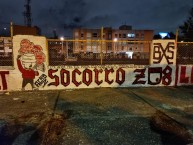 Mural - Graffiti - Pintadas - Mural de la Barra: La Guardia Albi Roja Sur • Club: Independiente Santa Fe • País: Colombia