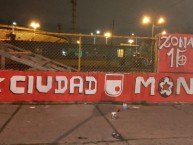 Mural - Graffiti - Pintada - "La Ciudad Montes" Mural de la Barra: La Guardia Albi Roja Sur • Club: Independiente Santa Fe
