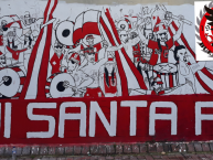 Mural - Graffiti - Pintada - "MI SANTA FE" Mural de la Barra: La Guardia Albi Roja Sur • Club: Independiente Santa Fe