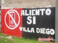 Mural - Graffiti - Pintada - "ALIENTO SI, PARLANTE NO - VILLA DIEGO" Mural de la Barra: La Hinchada Más Popular • Club: Newell's Old Boys