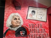 Mural - Graffiti - Pintada - "Vieja Amelia" Mural de la Barra: La Hinchada Más Popular • Club: Newell's Old Boys