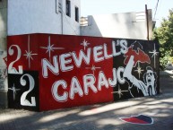 Mural - Graffiti - Pintada - "Newells Carajo!" Mural de la Barra: La Hinchada Más Popular • Club: Newell's Old Boys