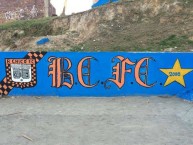 Mural - Graffiti - Pintada - Mural de la Barra: La Mancha Ajedrezada • Club: Boyacá Chicó