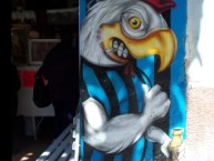 Mural - Graffiti - Pintadas - Mural de la Barra: La Resistencia Albiazul • Club: Querétaro • País: México