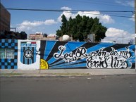 Mural - Graffiti - Pintadas - Mural de la Barra: La Resistencia Albiazul • Club: Querétaro • País: México