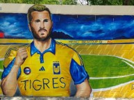 Mural - Graffiti - Pintada - Mural de la Barra: Libres y Lokos • Club: Tigres