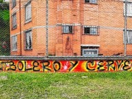 Mural - Graffiti - Pintada - "Guayacanes Barrio Futbolero" Mural de la Barra: Lobo Sur • Club: Pereira