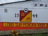 Mural - Graffiti - Pintada - Mural de la Barra: Lobo Sur • Club: Pereira