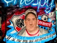 Mural - Graffiti - Pintada - Mural de la Barra: Los Borrachos del Tablón • Club: River Plate