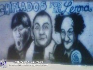 Mural - Graffiti - Pintada - "Chiflados por la lepra" Mural de la Barra: Los Caudillos del Parque • Club: Independiente Rivadavia