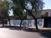 Mural - Graffiti - Pintadas - "la granja" Mural de la Barra: Los Cruzados • Club: Universidad Católica • País: Chile