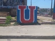 Mural - Graffiti - Pintada - "pencoazul" Mural de la Barra: Los de Abajo • Club: Universidad de Chile - La U