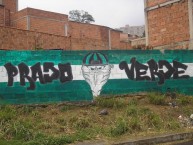 Mural - Graffiti - Pintadas - "Prado Verde" Mural de la Barra: Los del Sur • Club: Atlético Nacional • País: Colombia
