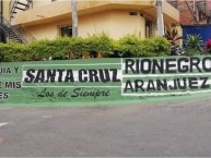 Mural - Graffiti - Pintada - "SANTA CRUZ-RIONEGRO-ARANJUEZ VERDOLAGA" Mural de la Barra: Los del Sur • Club: Atlético Nacional