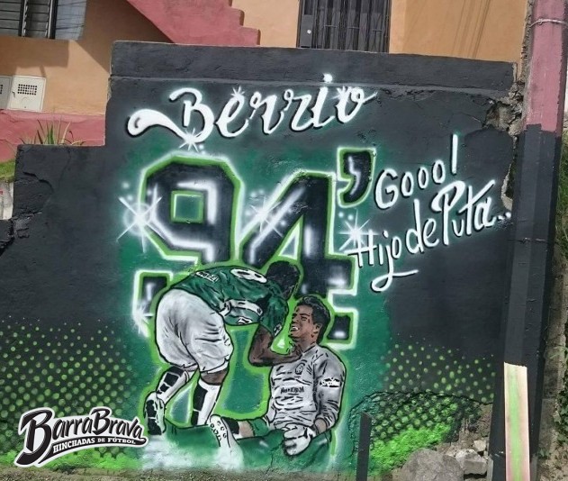 Murales - Graffitis - Los del Sur - Atlético Nacional