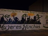 Mural - Graffiti - Pintada - "Mural Mujeres Hinchas" Mural de la Barra: Los del Sur • Club: Deportes Puerto Montt