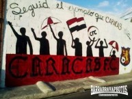 Mural - Graffiti - Pintada - Mural de la Barra: Los Demonios Rojos • Club: Caracas