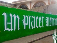 Mural - Graffiti - Pintada - "Un placer alentarte" Mural de la Barra: Los Lokos de Arriba • Club: León
