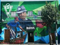 Mural - Graffiti - Pintadas - Mural de la Barra: Los Panzers • Club: Santiago Wanderers • País: Chile