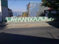 Mural - Graffiti - Pintada - Mural de la Barra: Los Panzers • Club: Santiago Wanderers