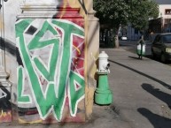 Mural - Graffiti - Pintada - "Graffiti" Mural de la Barra: Los Panzers • Club: Santiago Wanderers