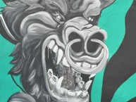 Mural - Graffiti - Pintada - "Bienvenidos al matadero" Mural de la Barra: Los Pibes de Chicago • Club: Nueva Chicago
