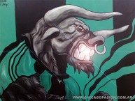 Mural - Graffiti - Pintada - "Bienvenidos al matadero" Mural de la Barra: Los Pibes de Chicago • Club: Nueva Chicago