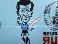 Mural - Graffiti - Pintada - "Tomás Rodolfo Cuellar" Mural de la Barra: Los Piratas Celestes de Alberdi • Club: Belgrano