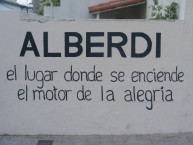Mural - Graffiti - Pintada - "Alberdi" Mural de la Barra: Los Piratas Celestes de Alberdi • Club: Belgrano