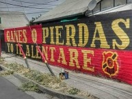 Mural - Graffiti - Pintada - Mural de la Barra: Los Rojinegros • Club: Rangers de Talca