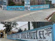 Mural - Graffiti - Pintadas - "El autentico de la villa" Mural de la Barra: Los Villeros • Club: Cerro • País: Uruguay